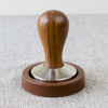 Classic Wood 49 51 53 57 58mm Base مكبس قهوة إسبريسو لضغط مسحوق القهوة