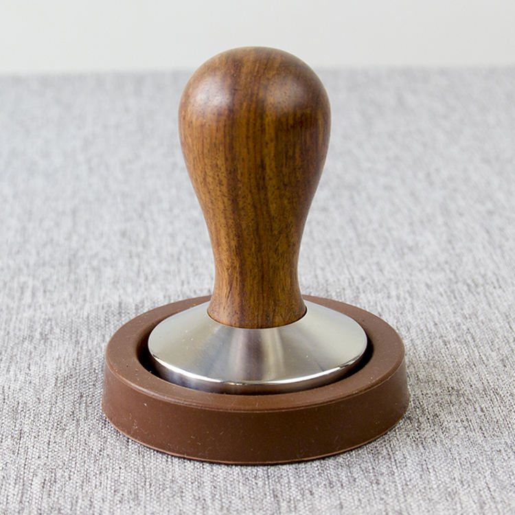 Classic Wood 49 51 53 57 58mm Base مكبس قهوة إسبريسو لضغط مسحوق القهوة