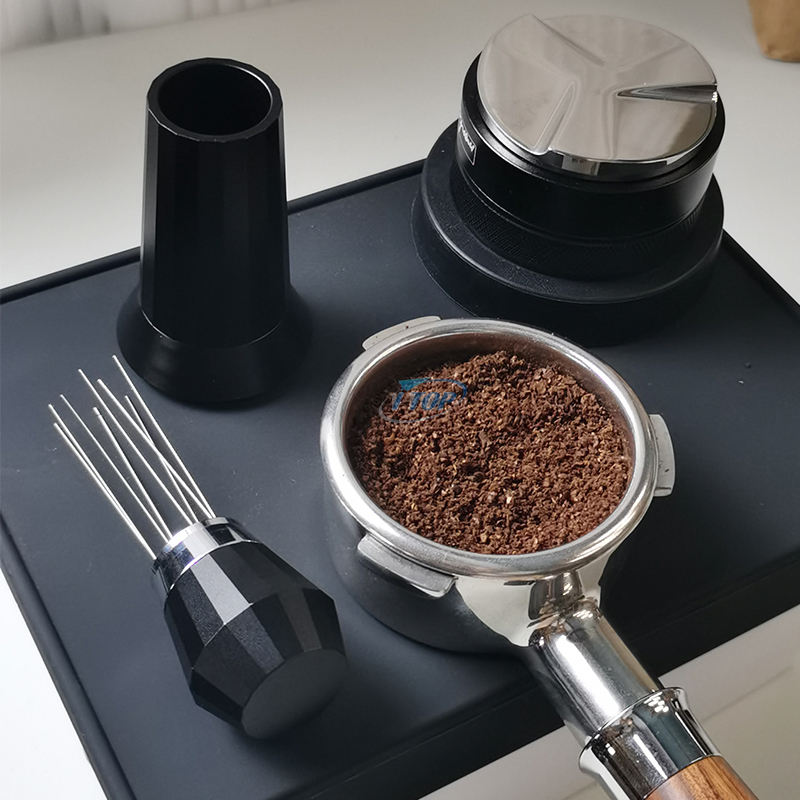 Espresso Coffee باريستا إبر التحريك موزع مجموعة الماس قطع مقبض وإبر الموزع الحامل