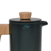 الصحافة الفرنسية مزدوجة الجدار معزول حراري مقبض خشبي الفولاذ المقاوم للصدأ 304 Cafetiere صانع القهوة