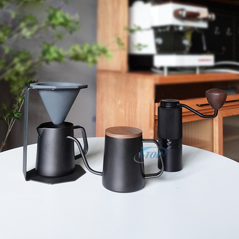 V60 Coffee Bag Barista Tools Pour Over Coffee Kit طقم قهوة للتخييم في الهواء الطلق