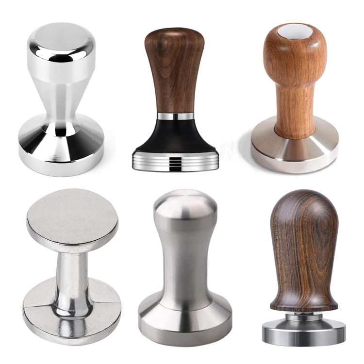 Classic Wood 49 51 53 57 58mm Base مكبس قهوة إسبريسو لضغط مسحوق القهوة