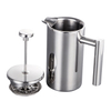 ماكينة صنع القهوة 350 مل 800 مل 1000 مل مزدوجة الجدار من الفولاذ المقاوم للصدأ Cafetiere معزول لصنع الشاي والقهوة