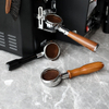 Ecocoffee 51mm Coffee Espresso بدون قعر مقبض خشبي لتصفية القهوة من Delonghi