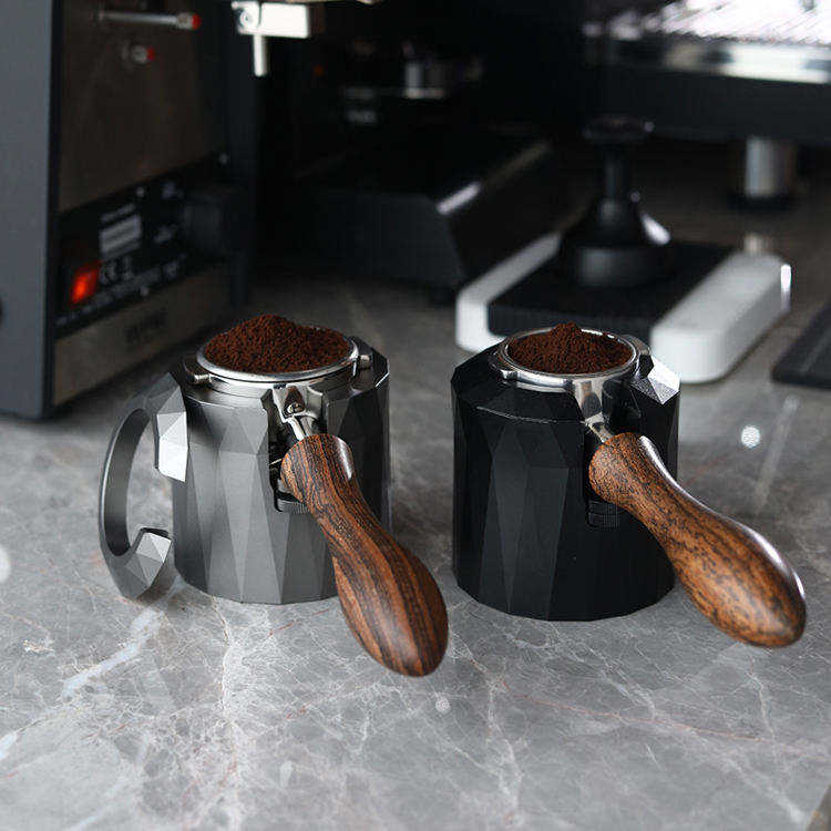51/53/54/58 مللي متر حامل عبث القهوة Espresso Portafilter Holder Rack سبائك الألومنيوم قابل للتعديل ماكينة القهوة باريستا مقهى أداة