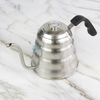 ترقية 600 مل من الفولاذ المقاوم للصدأ باريستا صب فوق القهوة غلاية إبريق الشاي مع Gooseneck Espresso صانع القهوة