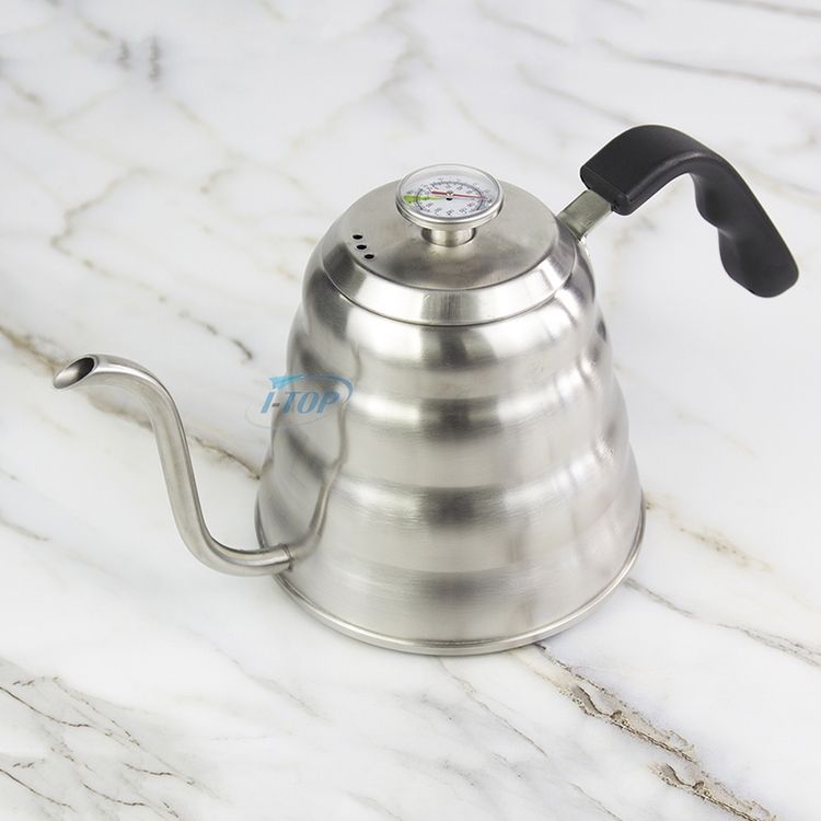 ترقية 600 مل من الفولاذ المقاوم للصدأ باريستا صب فوق القهوة غلاية إبريق الشاي مع Gooseneck Espresso صانع القهوة