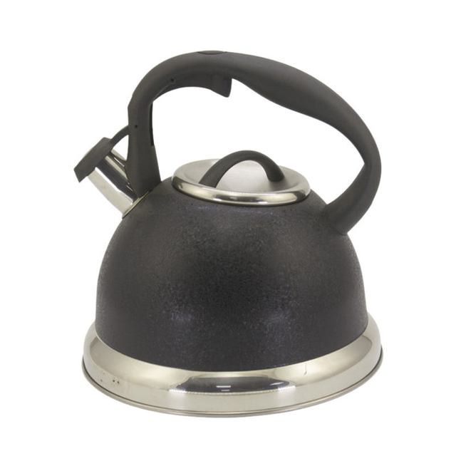 IT-CP1045 غلاية صفير الشاي من الفولاذ المقاوم للصدأ على طراز أوروبا السوداء للحصول على هدية ترويجية
