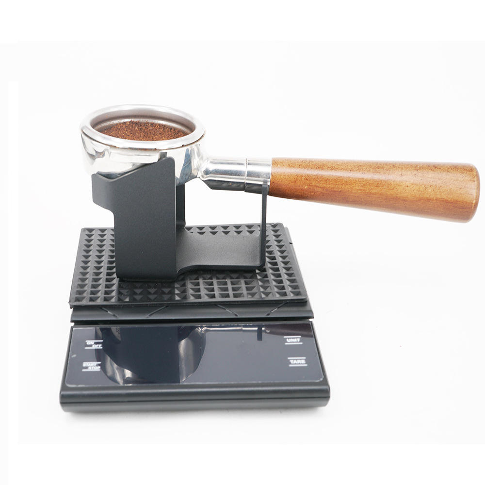 رف قهوة Portafilter مثبت على الحائط حامل إسبريسو بورتافيلتر متين لحامل الأذن 58 مم 51 مم