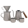طقم قهوة V60 من السيراميك مطحنة القهوة المنقط غلاية حقيبة سفر طقم هدايا أدوات باريستا طقم هدايا قهوة اسبريسو