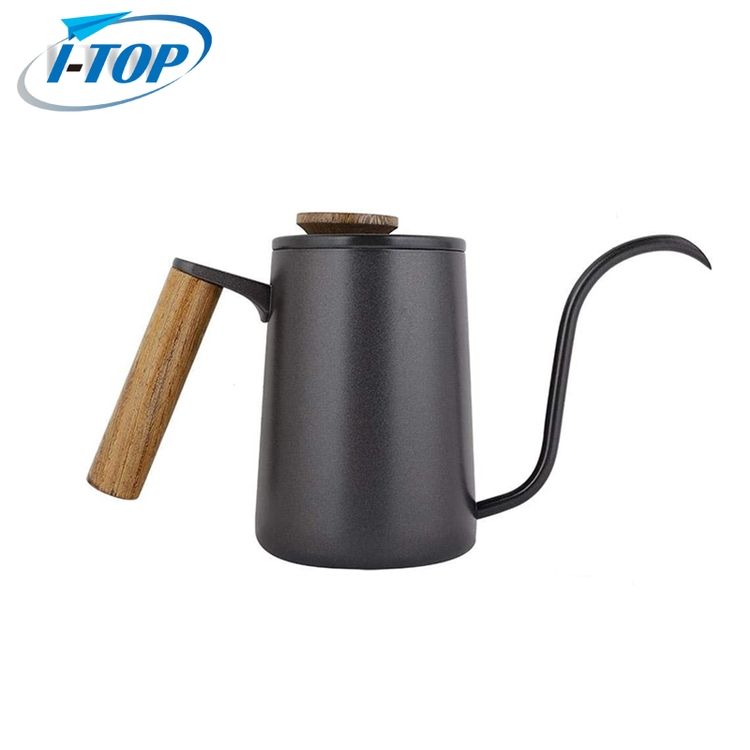 ترقية 600 مل من الفولاذ المقاوم للصدأ باريستا صب فوق القهوة غلاية إبريق الشاي مع Gooseneck Espresso صانع القهوة