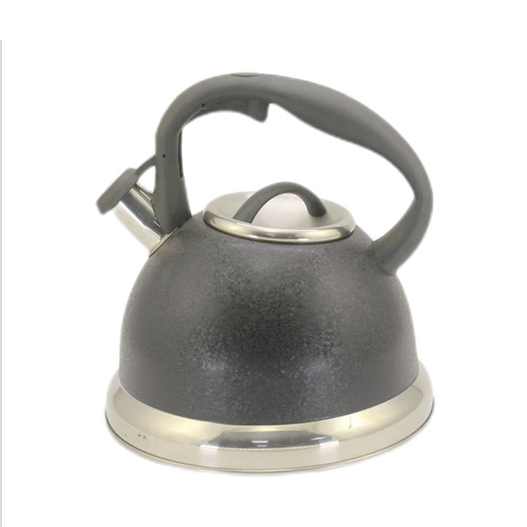 IT-CP1045 غلاية صفير الشاي من الفولاذ المقاوم للصدأ على طراز أوروبا السوداء للحصول على هدية ترويجية