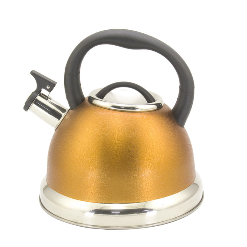 IT-CP1045 غلاية صفير الشاي من الفولاذ المقاوم للصدأ على طراز أوروبا السوداء للحصول على هدية ترويجية