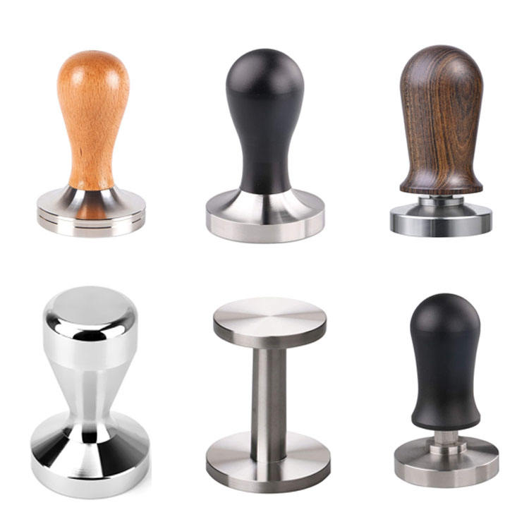 Classic Wood 49 51 53 57 58mm Base مكبس قهوة إسبريسو لضغط مسحوق القهوة
