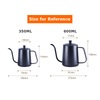 ترقية 600 مل من الفولاذ المقاوم للصدأ باريستا صب فوق القهوة غلاية إبريق الشاي مع Gooseneck Espresso صانع القهوة