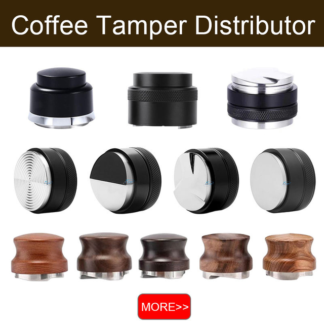 49mm 51mm 53mm Coffee Leveler Tamper 58 Tamper Espresso Distributor موزع أداة مستوي توزيع القهوة