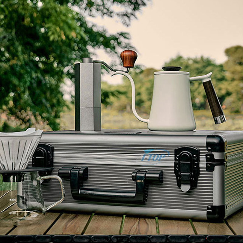 V60 Arabic Pour Over Kettle Kit أدوات باريستا حقيبة تخييم القهوة مجموعات الشاي والقهوة منقط القهوة