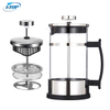 I-TOP GFP13 عينة مجانية 600 مل 800 مل 1000 مل سعر منخفض دروبشيبينغ صانع القهوة Cafetiere المقاوم للصدأ الزجاج القهوة الفرنسية الصحافة