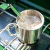 carabiner mug بالجملة مزدوج الجدار الفولاذ المقاوم للصدأ فنجان القهوة التخييم البهلوانات مع Carabiner Mug